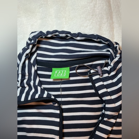 Kate Lord Striped Women's Top - Black and White - Picture 6 of 7